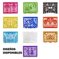 thumbnail image 2 of PLIEGO DE PAPEL PICADO DIA DE MUERTOS MULTICOLOR  GRANDE, 2 of 4