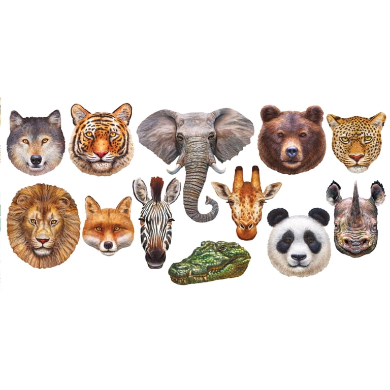 Cra-Z-Art Multi-Shaped 500 Piece Jigsaw Puzzle - Wild Animals