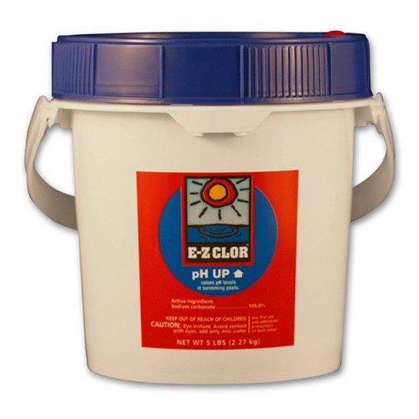 EZClor Chemicals 12000546 5 lbs pH Up Pool Chemical Stabilizer, 4 per