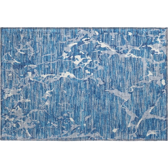 Dalyn Rugs Premium Machine Washable Mayfield AMF1046 Blue 1'8" x 2'6" Rug