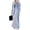 A02 Blue, variant on Button Down Shirt Dress for Womens Cotton Linen Long Sleeve Maxi Dress Striped Casual Loose Fit Dress with Pockets
