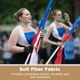 thumbnail image 6 of 1 Pairs Director's Showcase Color Guard Gloves Fingerless Colorguard Gloves Adjustable Wrist Strap for Color Guard Flag Pole and Sports, 6 of 12