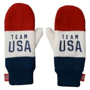 Red/White Team USA Team Color Mittens