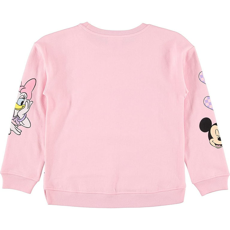 Disney Sizes Minnie to Big Little Girl 4-16 Girls Sweatshirt- Pullover Mouse Girls