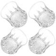thumbnail image 4 of FELTECHELECTR 4 vasos de cristal con luz LED para beber vino, diseño de piña, vasos de agua luminosos para decoración de fiestas y bares., 4 of 5