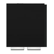 Hommpa Wall Mounted Floating TV Stand with LED Lights Modern Entertainment Center for TVs for up to 65 Media Console TV Unit with Storage Cabinets Black High Gloss for Living Room Bedroom