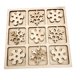 thumbnail image 1 of Juego de mesa Tic Tac Toe AvtrBoutique con tema de invierno para niños, bricolaje, 1 of 9