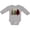 AC-Heather Grey, variant on Inktastic Three Christmas Trees in Plaid and Leopard Print Boys or Girls Long Sleeve Baby Bodysuit