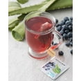 thumbnail image 6 of Bigelow Benefits Blueberry Aloe, Radiate Beauty, Caffeine-Free Herbal Tea Bags, 18 Count, 6 of 7