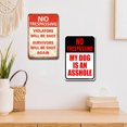 thumbnail image 3 of Placa de metal Wdftyju Vintage Advertencia 20x30cm 2 Uds, 3 of 9