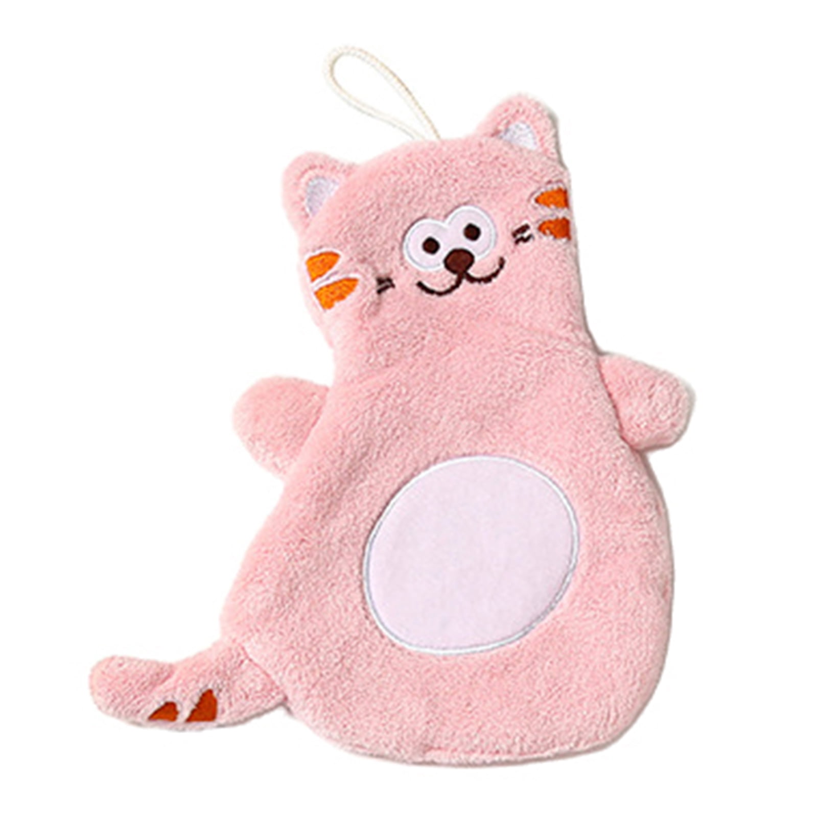 Cute Chenille Hand Towels for Bathroom, Hanging Hand Towel with Hanging