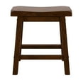 thumbnail image 5 of Weston Home Ashby 18-inch Backless Stools, Set of 2, Warm Cherry Finish, 5 of 8