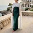 thumbnail image 6 of QASIEATN Women Chiffon Shawl Cape Mesh Poncho Top Capelets for Evening Dress Shawl Cover Up Wedding Daily Wear Casual Accessories Wraps for Women, 6 of 8
