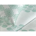 thumbnail image 4 of Ambesonne Aqua Quilted Bedspread Set 3 Pcs, Line Stripes Bold and Thin, Queen Size, Seafoam White, 4 of 5