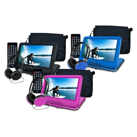 Ematic 12.1" Portable DVD Player with Travel Bag and Headphones