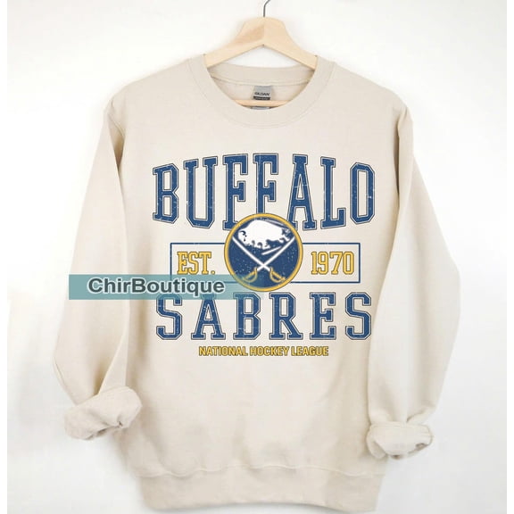 Vintage Buffalo Hockey Sweatshirt, Buffalo Hockey Fan shirt, Buffalo Sweater