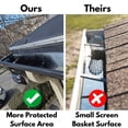 thumbnail image 3 of GutterBrush 5-Inch Downspout Guards – 4 Pack (4×18 In.) for 5-In. Gutters, 3 of 11