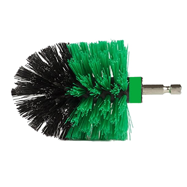Eigraketly Gran oferta 2021, cepillo limpiador de taladro, cepillos de fregado para superficie de baño, azulejo de lechada, bañera, ducha, Herramientas eléctricas verde 3.5 pulgadas