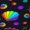 3 Black, variant on Women Crew Soft Moisture-wicking Socks Rainbow Jellyfishes Pattern Design Cotton Socks, One Size fit All