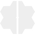 thumbnail image 4 of 32"OD x 1"ID x 11"C x 1"P Daisy Architectural Grade PVC Contemporary Ceiling Medallion, Two Piece, 4 of 11