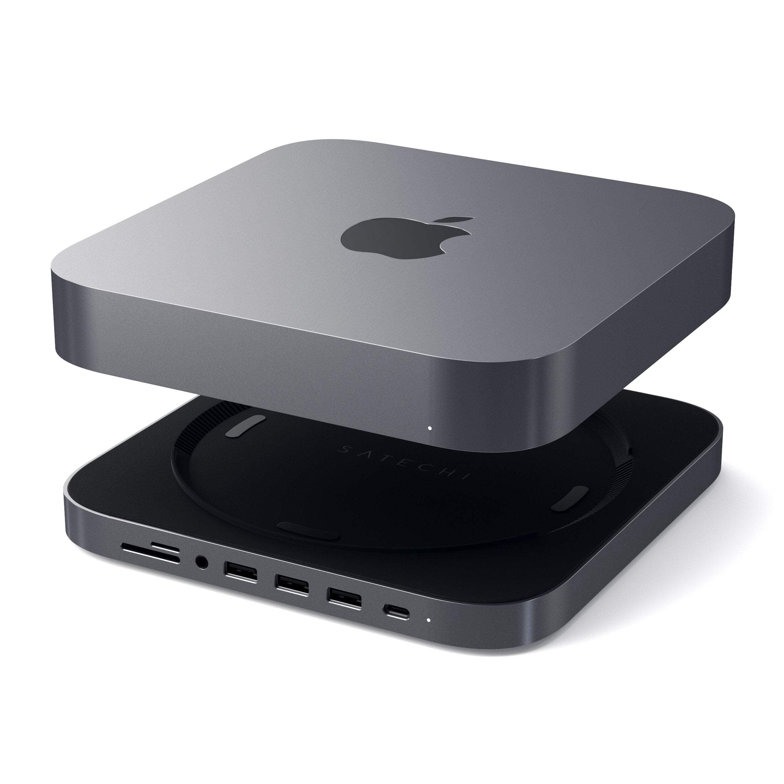 Type-C Aluminum Stand  Hub for Mac Mini