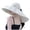 Beige, variant on Sun Hat for Women Wide Brim Travel Sun Visor Bow Chin Strap Spring and Summer Outdoor Hat for Face Brown
