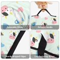 thumbnail image 6 of Cow and Mug Blue Pattern Toddler Nap Mat with Pillow & Blanket, Soft Sleeping Mat for Preschool Daycare Travel Sleepovers, 6 of 6
