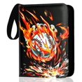 thumbnail image 1 of Carpeta para cartas de béisbol Kivxizi de 900 bolsillos con cierre de cremallera, 1 of 6