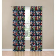 Marvel Avengers Team 2 Panels Drapes Set - 63 inch Long - Superhero Home Accessories