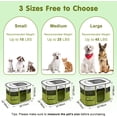 thumbnail image 6 of Portable Pet Playpen, 600D Oxford Foldable Dog Play Tent Kennel Crate for Indoor Outdoor Travel Camping, Come with Free Carrying Case&Folding Bowl, Great for Puppy Cat Bunny, Green L, 6 of 8