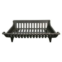 Panacea 18 Inch Cast Iron Fireplace Grate for Fireplace Log Holder Carriers