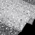 thumbnail image 1 of Tela de tul plateado brillante con lentejuelas y cuentas, 1 yarda/0,91 m, malla de poliéster brillante de 1,3 m/51,2 pulgadas de ancho., 1 of 9