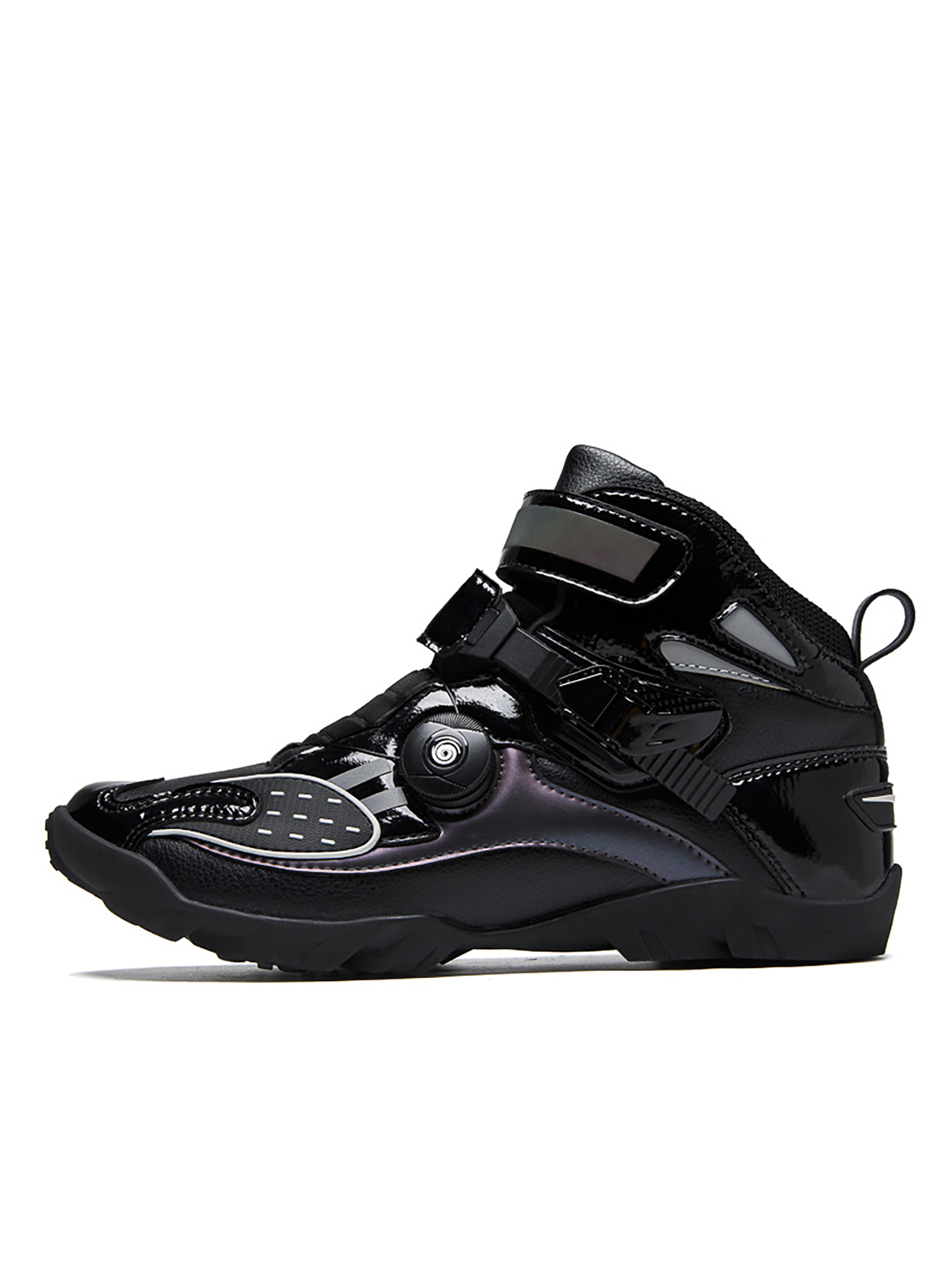 Tenmix Unisex Breathable Riding Shoes Outdoor Lightweight Racing Motorcycle Boots Casual Sports Shoe Black 7 - image 3 of 9