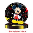 thumbnail image 1 of Mickey Mouse Birthday Party Supplies and Decorations Mickey Mouse Party Supplies Serves 10 Guests with Banner Plates Balloons Gao Jinjia LED, 1 of 2
