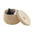 thumbnail image 3 of Rope Baskets, Rope Storage Box Soft Wide Application Large Capacity Colorful Dots Cotton Rope  for Toy, 3 of 8
