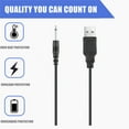 thumbnail image 4 of FITE ON 3ft Black USB Cable Cord Compatible for Rechargeable Adult Toys Vibrators Universal Charger, 4 of 4