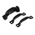 thumbnail image 1 of Uxcell Muebles de Armario Tiradores de Puerta en Forma de Arco Negros 52mm de Longitud 10Pcs, 1 of 4