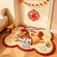 thumbnail image 4 of zhangmingg Festival Doormat Soft Welcome Rug Decorative Floor Mat for Party and Daily Indoor Outdoor Use, 4 of 5
