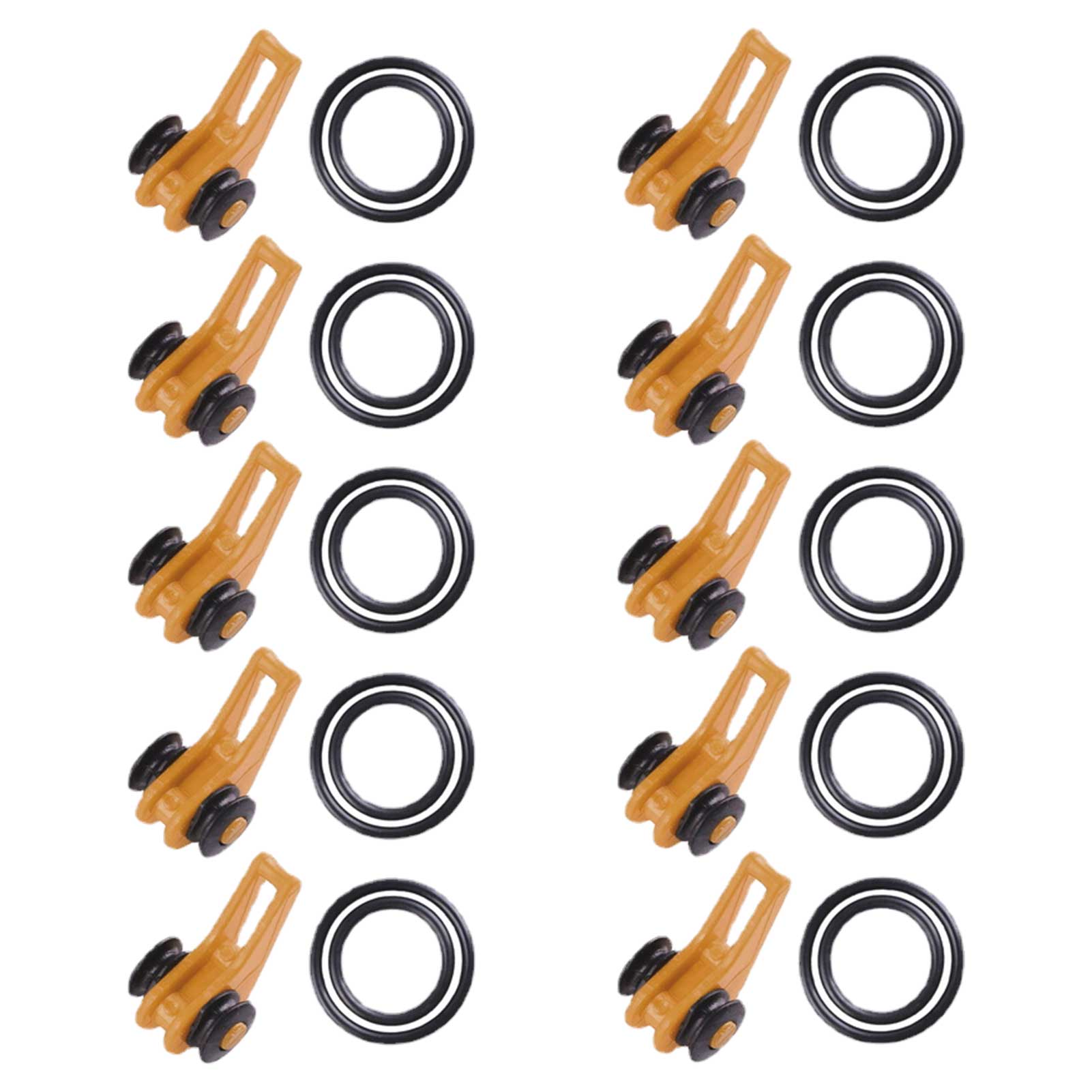 Facaimo Fishing Rod Hook Holder 10 Pieces Fish Lure Bait Holders