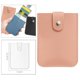thumbnail image 5 of Estuche organizador portátil de Cuero de PU Yinane para tarjetas de crédito Rosa, 5 of 8