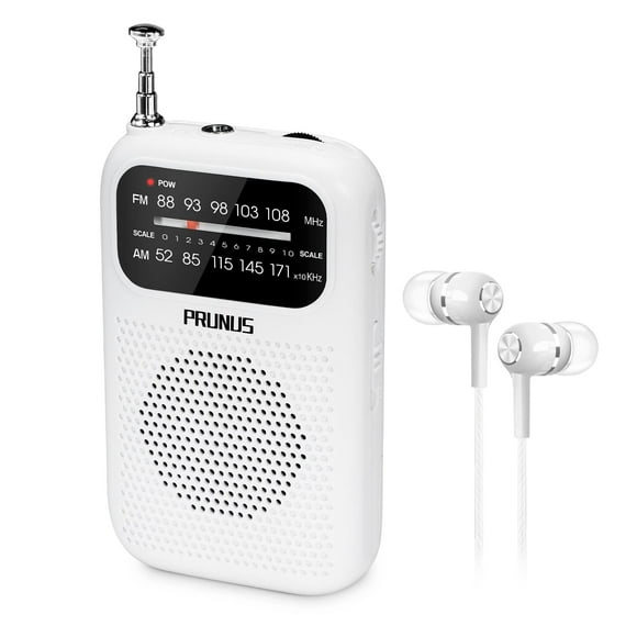 Radio de bolsillo PRUNUS J-777 portátil AM/FM con la mejor recepción