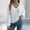 White, variant on Zynviq Womens Winter Sweater V-Neck Pullover Sweater Solid Long Sleeve Knitted Tops Shirts for Woman L