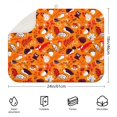 thumbnail image 2 of 2pcs Hedgehog Print Dish Drying Mat - Super Absorbent Microfiber Kitchen Mat with Cute Hedgehog Design, Foldable & Heat Resistant, 16x18 Inch, 2 of 4