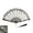 Black, variant on Handheld Chinese Hand Fan,QZS Folding Handheld Fan for Wedding,Portable Costume Decoration for Photo Prop,Tea Party,1Pack