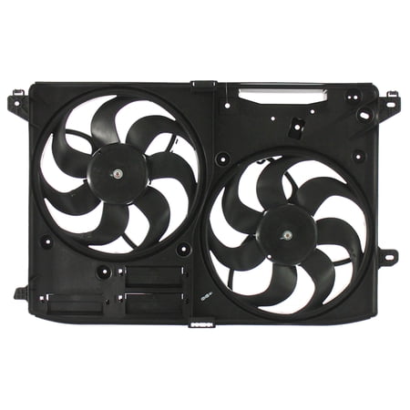 Agility Auto Parts 6010281 Dual Radiator and Condenser Fan Assembly for Ford Specific Models