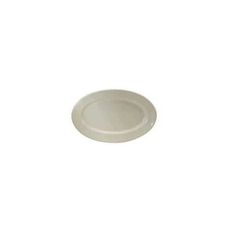 Oval China Platter - Buffalo F9010000342 Cream White RE 9-3/8