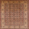 thumbnail image 1 of Ahgly Company Indoor Square Mid-Century Modern Brown Sand Brown Oriental Area Rugs, 4' Square, 1 of 6