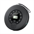 thumbnail image 1 of Reproductor de CD Bluetooth de 1500 MAh con Transmisor FM, Auriculares, Entrada AUX, USB, Antisaltos, Disco Compacto Portátil para Coche., 1 of 5