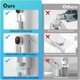 thumbnail image 3 of Mouthwash Dispenser for Bathroom, 18.26 Oz (540Ml) with Cups, White, 3 of 5