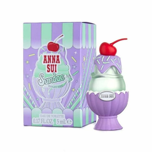 Anna Sui Ladies Sundae Violet Vibe EDT 0.17 oz Fragrances 085715295361